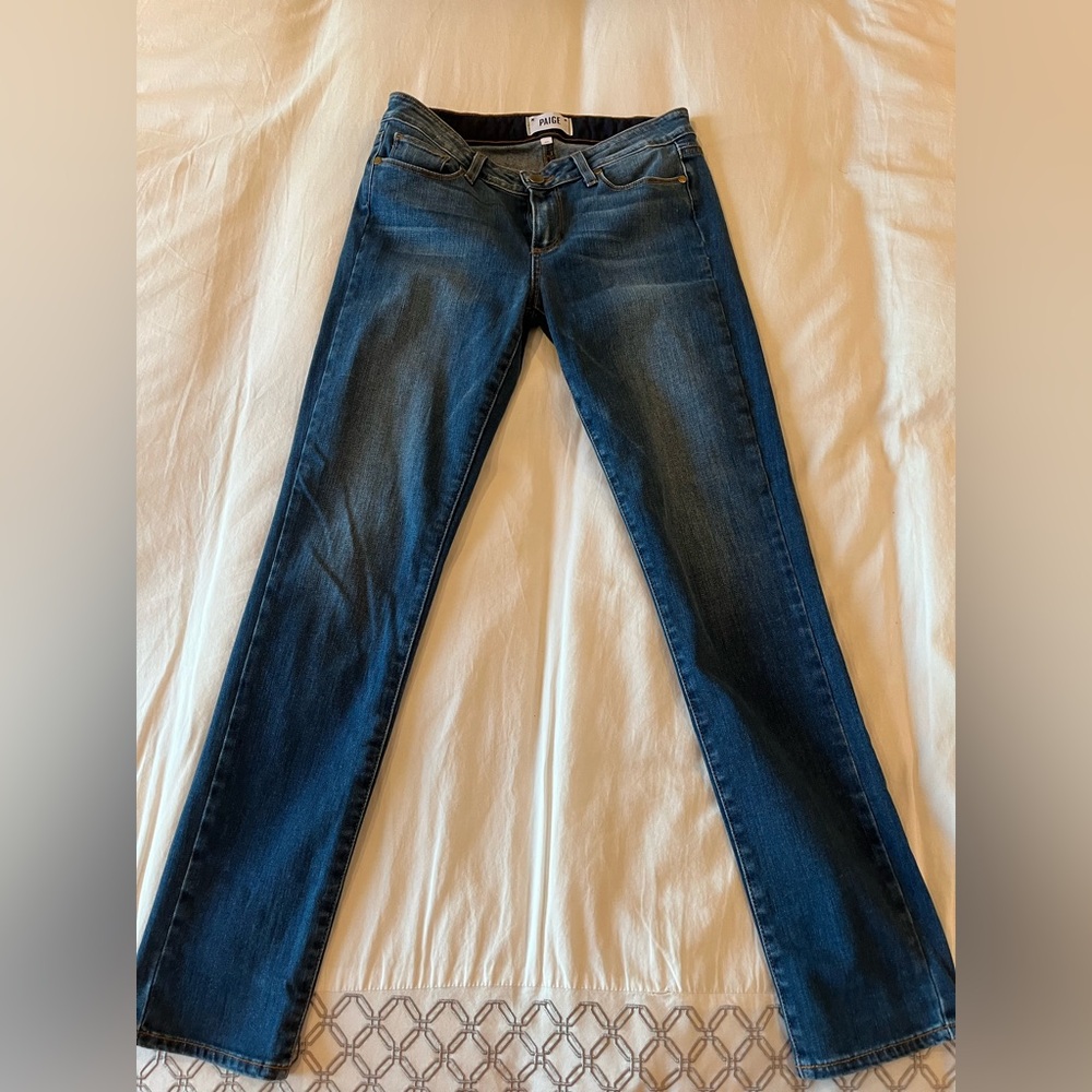 PAIGE Classic Indigo Skinny Jeans